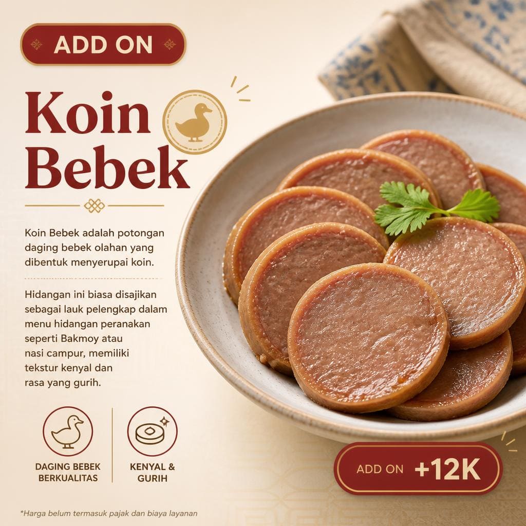 Koin Bebek dari kategori add on Gopek House